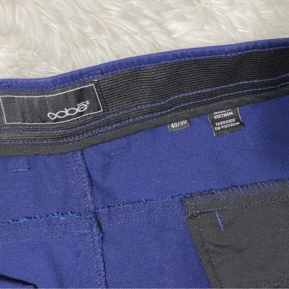 Oobe Work Uniform Pants Blue Navy Reflective Strip Men's Size 40 X 30 - Picture 10 of 14